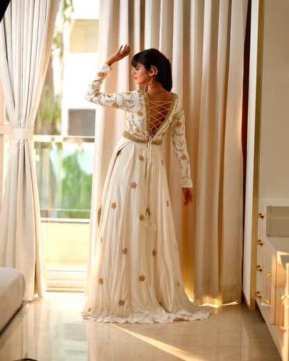 Embroidered Luxurious Gown